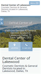 Mobile Screenshot of dentalcenteroflakewood.com