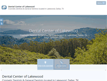 Tablet Screenshot of dentalcenteroflakewood.com